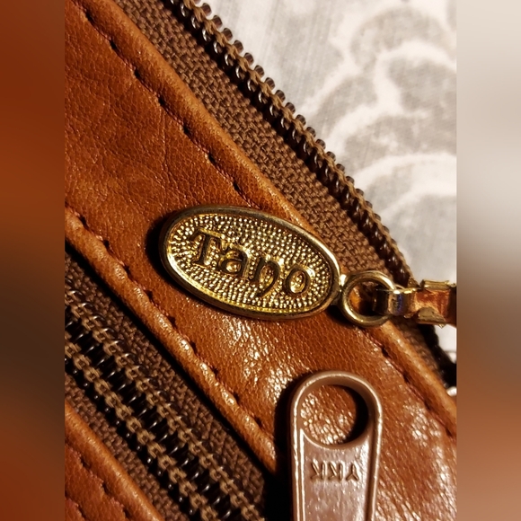 Vintage Leather large Clutch by Tano - Picture 2 of 7